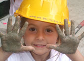 Bambini in cantiere