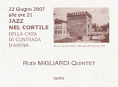 2007 – Rudi Migliardi Quintet